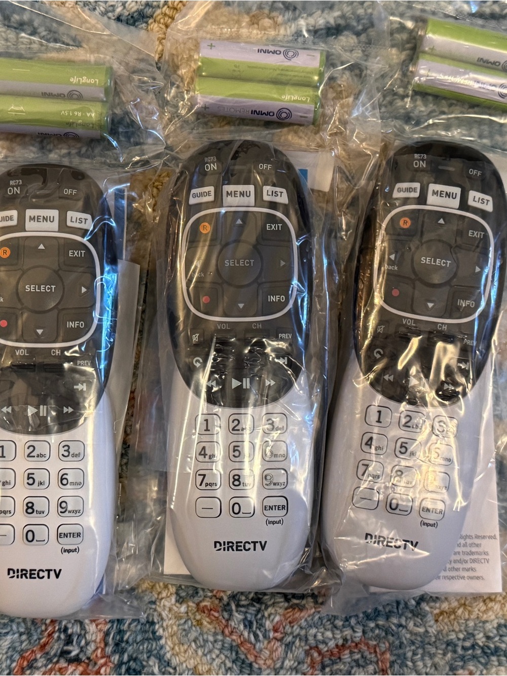 Silver direct TV Universal TVRemote - Silver
